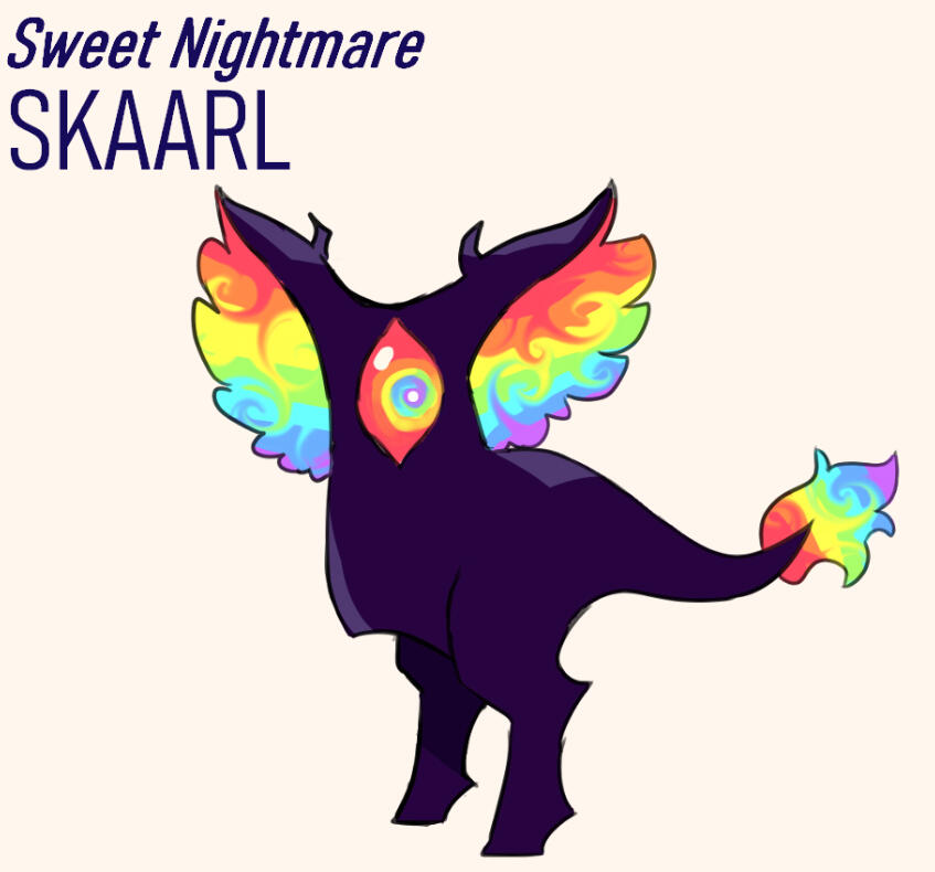 Finished concept for Kled's other half, Skaarl.